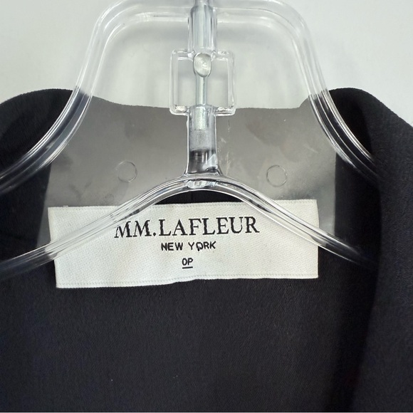 MM Lafleur The Tory Dress Black Size 0 P Career Work Office Faux Wrap Dress - Picture 14 of 16